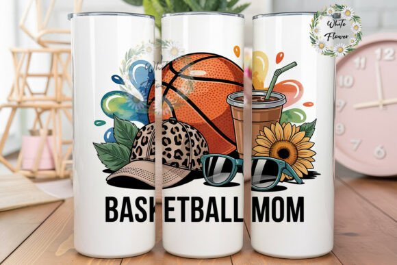 Basketball Mom 20oz Tumbler Wrap Graphics Review