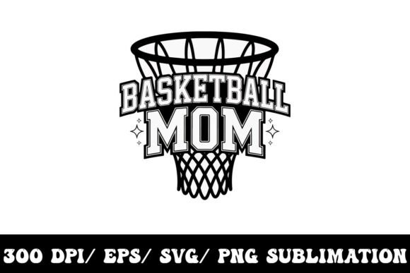 Basketball Mom Graphics: Elevating T-Shirt Designs