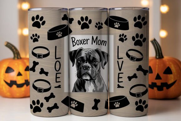 Boxer Mom Tumbler Wrap Graphics Review