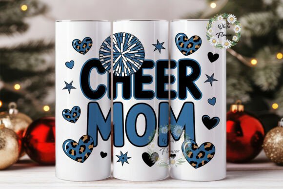 Cheer Mom Tumbler Graphics for Blog Wraps