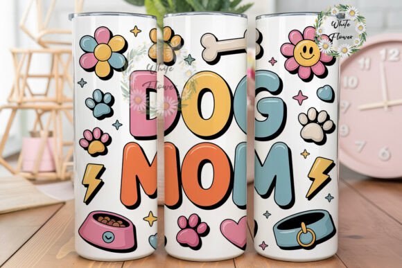 Dog Mom 20oz Tumbler Wrap Graphics Review