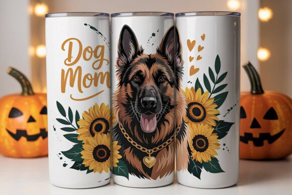 German Shepherd Dog Mom 20oz Tumbler Graphics Review